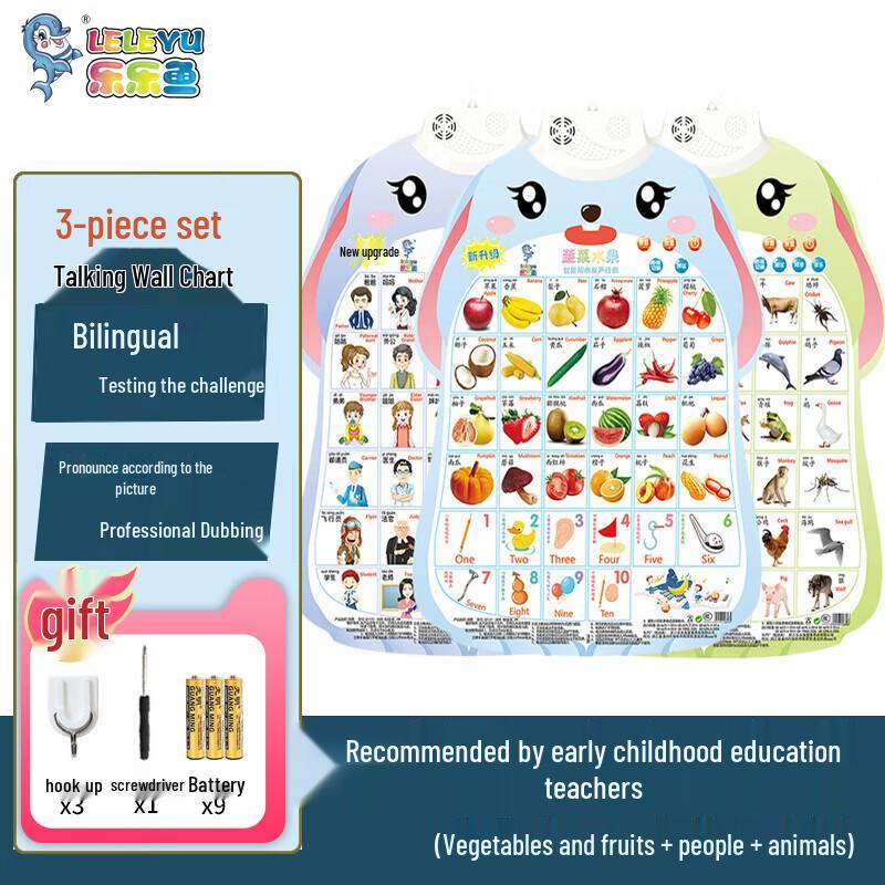 Leleyu Interactive Early Learning Wall Charts
