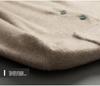Men's Wool Cashmere Sweater - Long Sleeve Turn-Down Polo Collar Pullover for Autumn/Winter