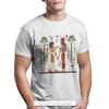 Ägyptisch Altes Ägypten Kultur Hieroglyphe Und Symbolalte Kultur Singen Und Symbol Männer T-Shirt Groß Reine Baumwolle Vintage T-Shirt
