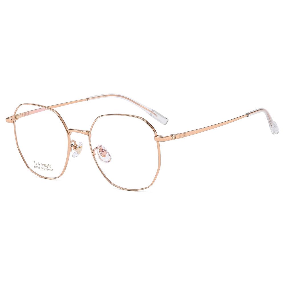 

Ретро Сверхлегкие Титановые Очки с Полуободковой Оправой - Оптические Унисекс Очки для Близорукости Высокого Класса