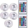Submersible LED Lights Waterproof Underwater RGB with Remote Control Colour-Changing Light, Battery-Operated Flameless Lamps