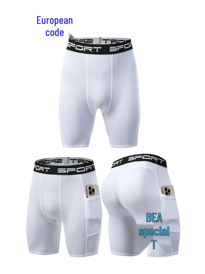 Men s Quick-Dry Breathable Elastic Fitness Running Shorts XXL