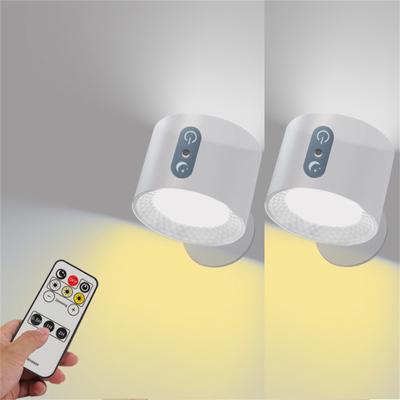 Luminária de parede de cabeceira com carregamento magnético, ambiente decorativo, holofote