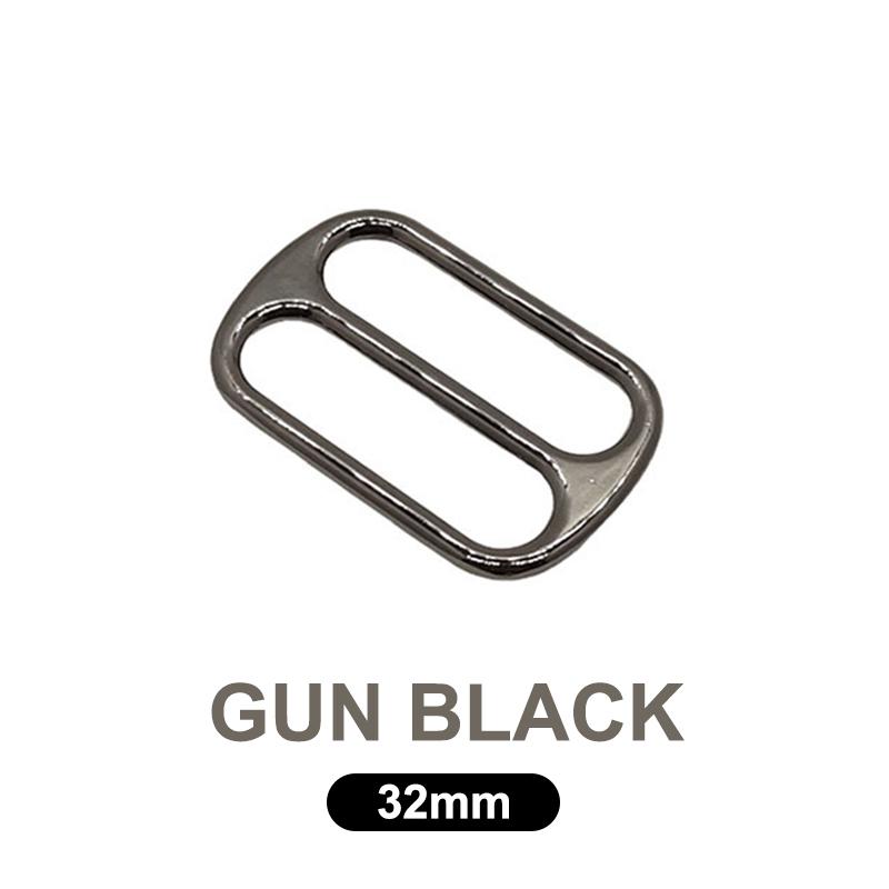 Metal Three Glide Slide Buckle 1Pcs Wear Resistant for DIY Leather Craft Gift Bag Strap Belt Decorative Webbing