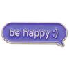 Colorful Chic Personalized Alphabet Pins Heart Shaped Alloy Brooches For Decoration