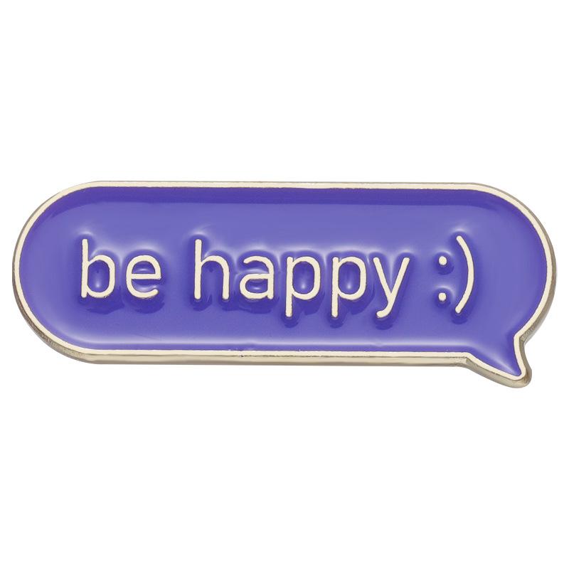 Colorful Chic Personalized Alphabet Pins Heart Shaped Alloy Brooches For Decoration