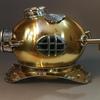 Brass Chrome U.S. Navy Mark V Deep Sea Scuba Divers Diving Helmet Nautical Decor