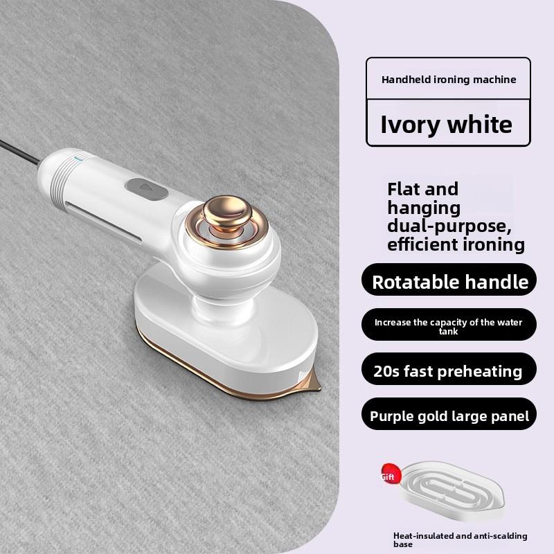 Portable Dry And Wet Handheld Steamer With Rotating Foldable Design For Home Use