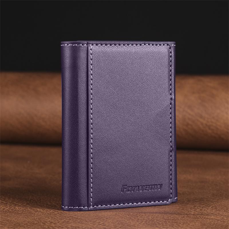 

Magnetic PU Leather Multi-Functional Phone Card Holder Credit Cards, ID Cards, Cash Wallet ClipsExquisite Ideal Gift Accessory фіолетовий