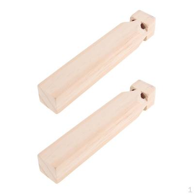 2 Pieces Wooden Train Musical Instrument Toy for , Flutes Kids Listening