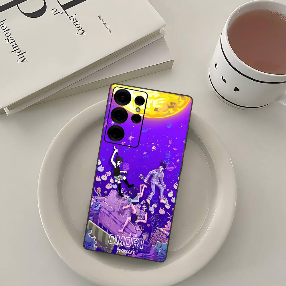 Game Omori Phone Case For Samsung S 24 Fe 25 Ultra Plus 20 Lite 21 30 22 23 24 22 Ultra 5G Fundas