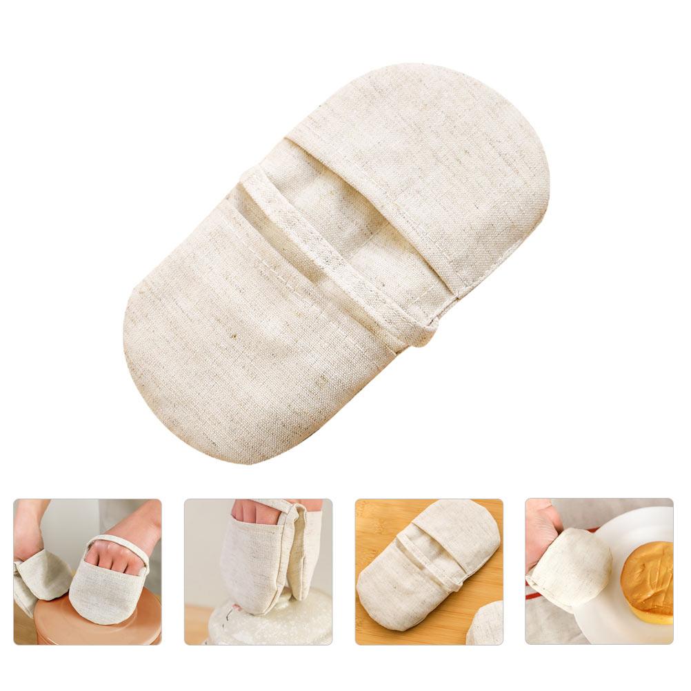 

Gloves Pot Earrings Microwave Oven Heat-Resistant Mitt Protection Cooking Mitts Baking Beige Kitchen бежевый