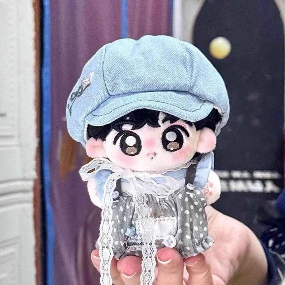 Little Painter Doll Clothes Outfit Cowboy Hat Doll Clothes Set  10cm Cotton Doll