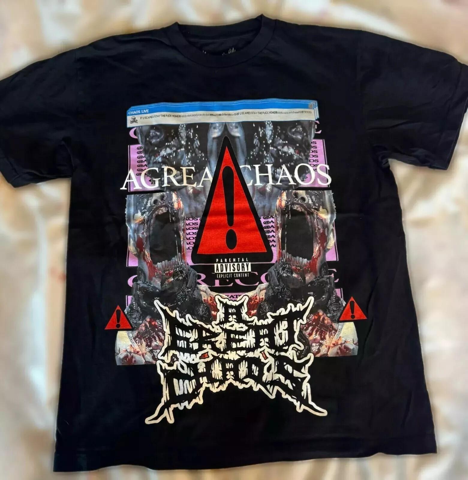 Ken Carson Live Chaos Tour Merch 2026 Stay the F Home NEW T-shirt S