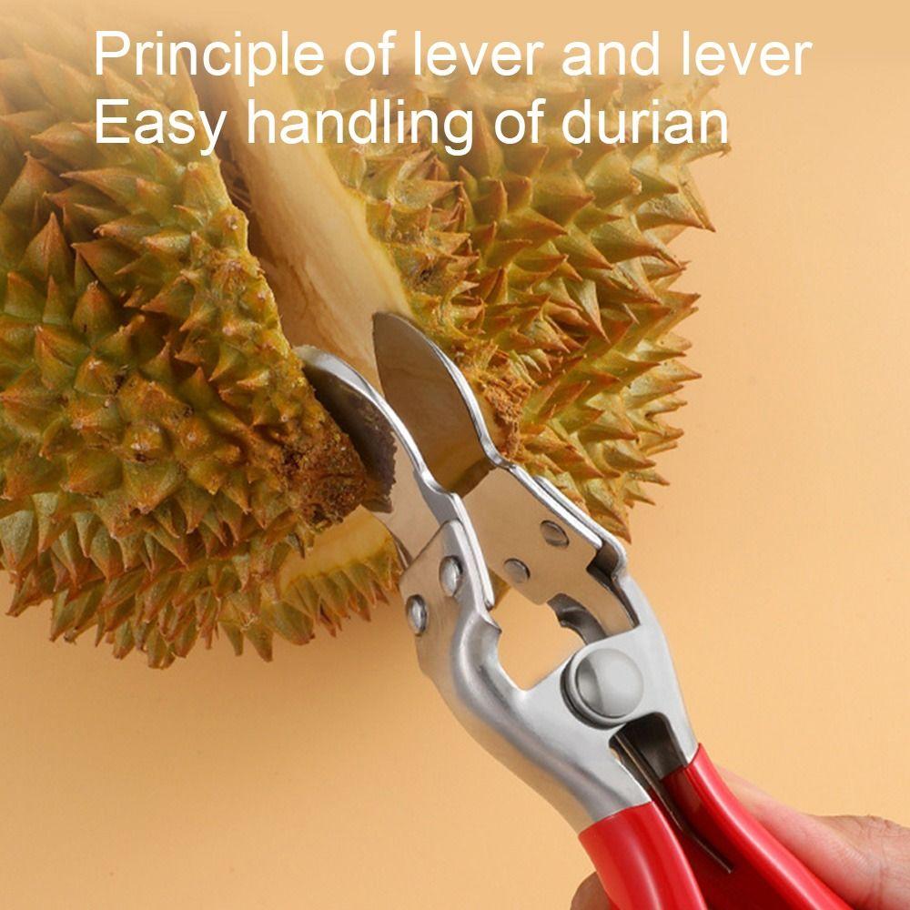 Stainless Steel Durian Opener Clip  Durian Opening Pliers   Restaurant Household Cooking Tools
