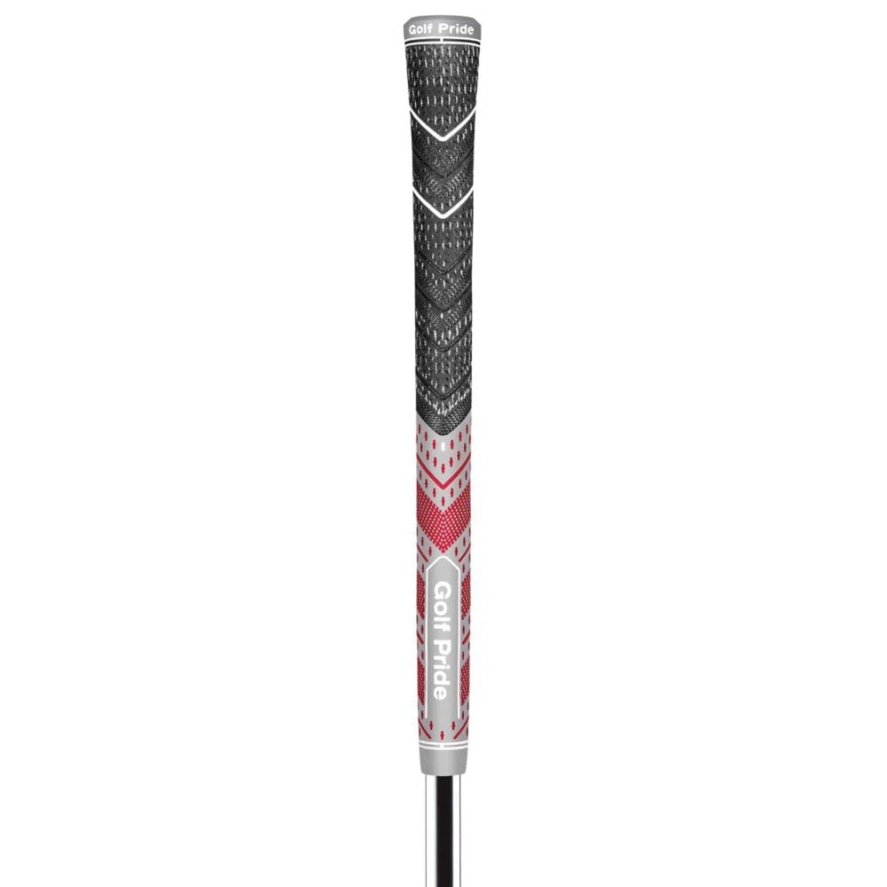Golf Pride MCC Teams PLUS4 Standard Gray x Red 60 No Backline