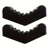 2pcs Car Jack Stands with Universal Slot Lifters and Rubber Pad Adapters for Chassis Crossmember and Fixture Welding Lift