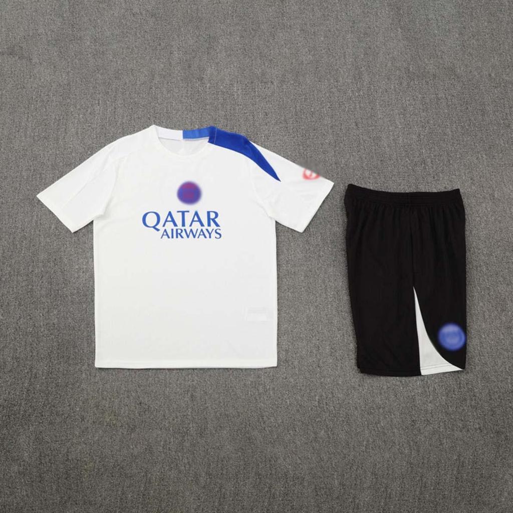 Gran Kit de Fútbol del Paris Club: Conjunto de Entrenamiento de Fútbol para Adultos y Niños con Camiseta y Pantalones Cortos