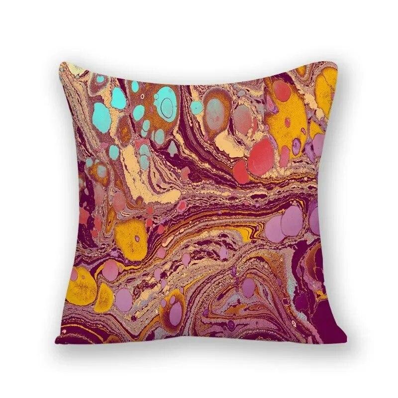Luxury Home Decor Cushion Cover Office Sofa Cushion Cover Simple Abstract Stripe Pattern Decorative Pillow Cover