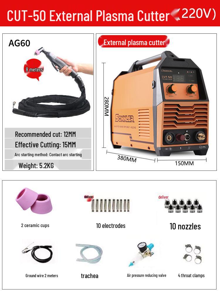 Songle Industrial CNC Plasma Cutter & 220v/380v Dual-Use Welder LGK-40/100