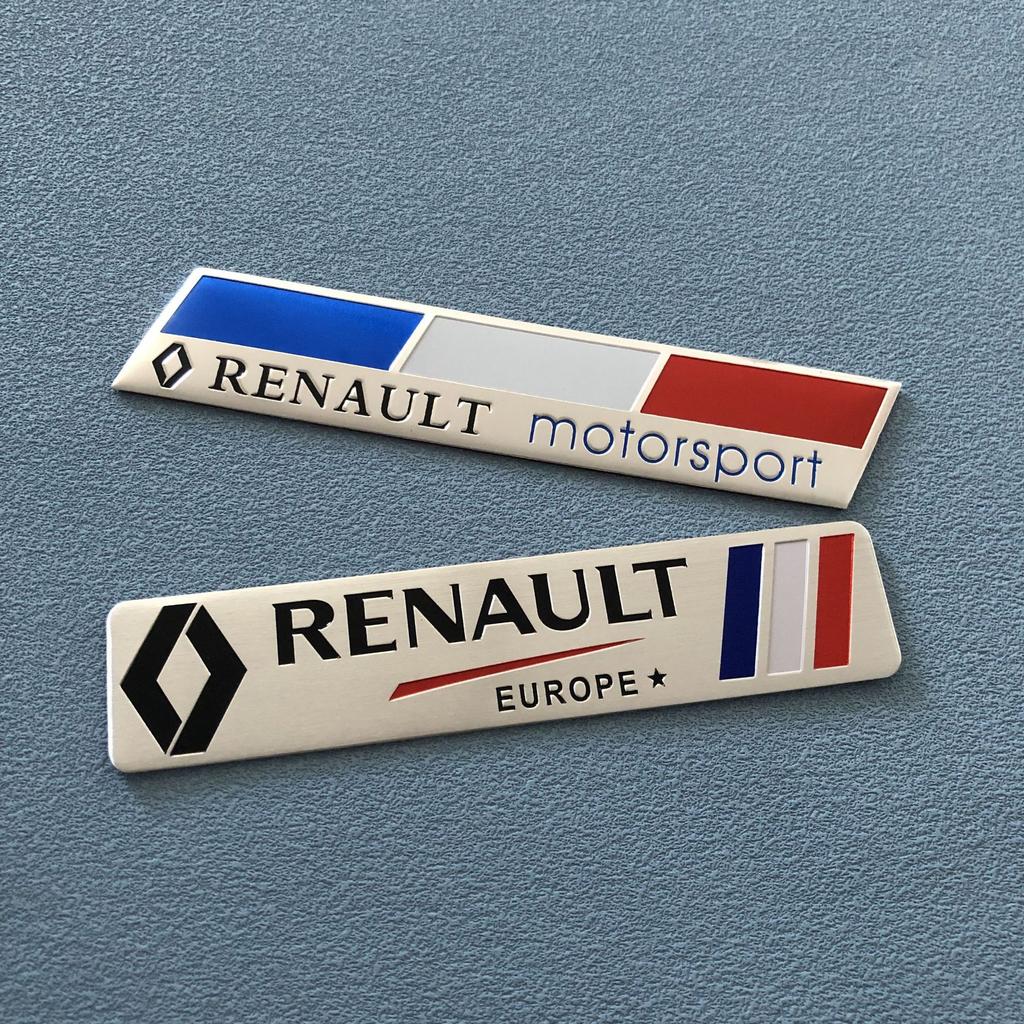 Car Emblem Sticker Accessories For Renault RS GT Clio Megane PARLS PREMIERE Captur Trafic Twingo Scenic 2 Kadjar Zoe Kangoo XX7