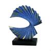 Elegant Home Decor Fan Sculpture - Classical Art Piece for Desk or Shelf
