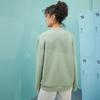 Reebok Round Neck Knitted Pullover Printed Long Sleeve Sweatshirt Unisex Sweatshirt Green 223RMS305UGL2
