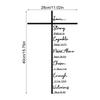Cross Wall Decor Christian Metal Hangable Scripture-Inspired Design Jesus Cross For Living Room Bedroom Entryway Church Wedding