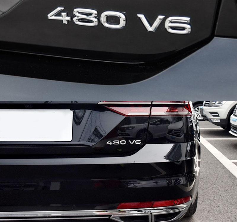 3D Premium ABS 480 for Car Fender Trunk Rear Bonnet Decal Emblem Badge Sticker