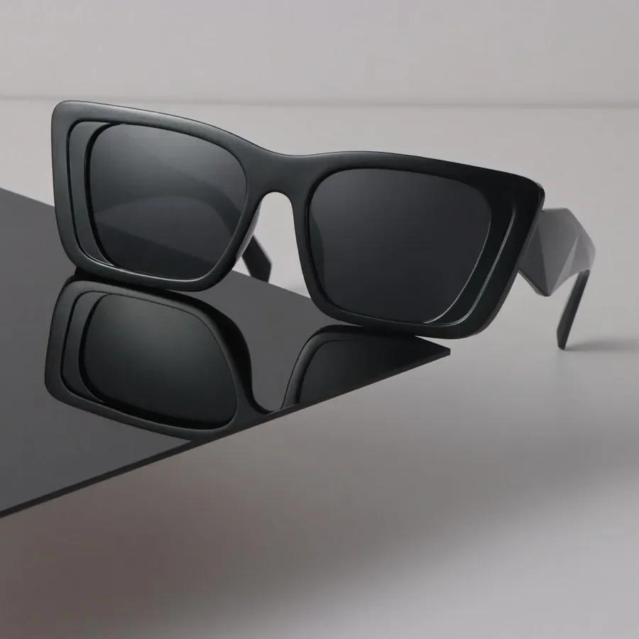 Retro Sunglasses Women Men Cat Eye Mirror Clear Luxury Eyewear Sexy Designer Brand Black Sun Glasses For Female Male