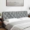 VidaXL Light Grey Headboard Cushion 180 Cm Fabric 4019233
