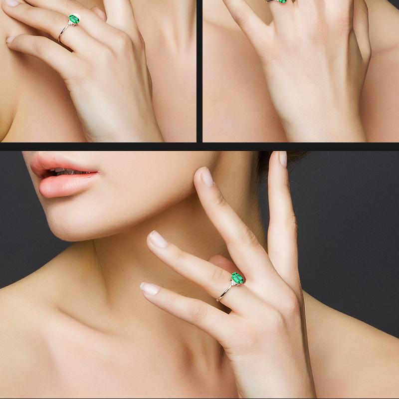 Sace Gems Klassischer Kupferlegierungs-Zirkonring für Damen, Schmuck, Hochzeit, Versprechen, Party, Geschenk, offen