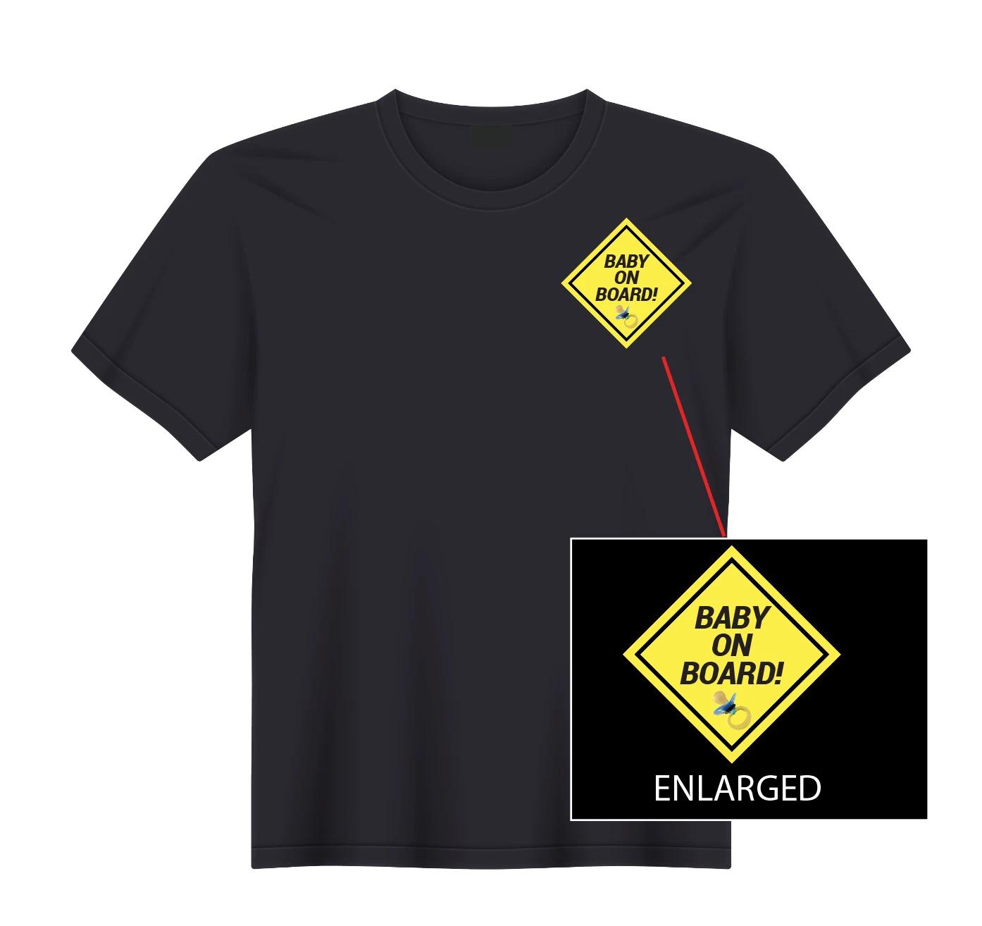 Baby On Board Pregnant New Child Family T-Shirt NEW S, M, L, XL S
