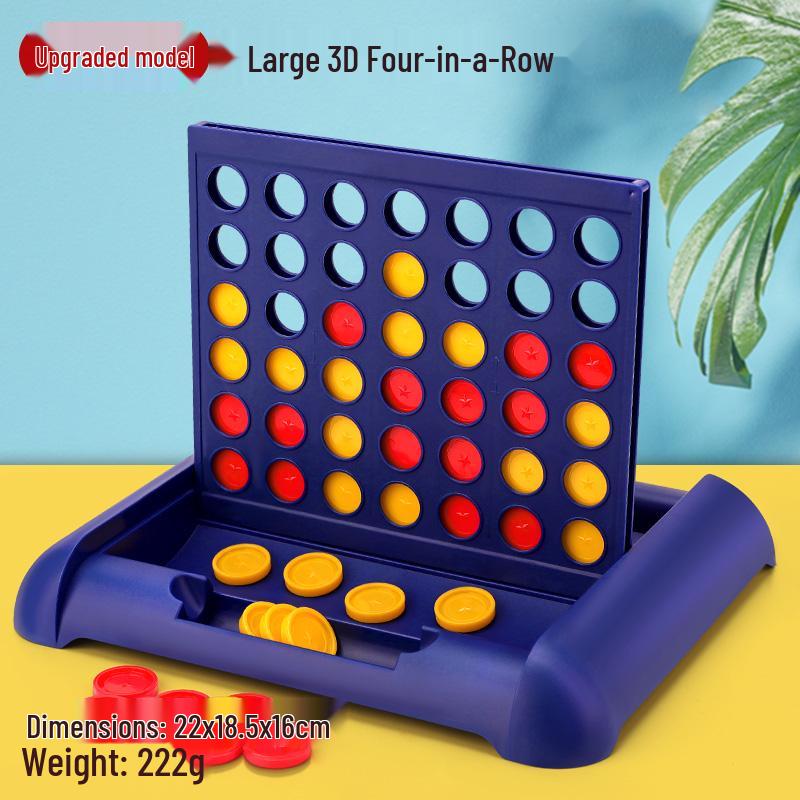 Hobby Space 3D Vertical Four-in-a-Row & Five-in-a-Row Chess-Like Children's Strategy Game Set