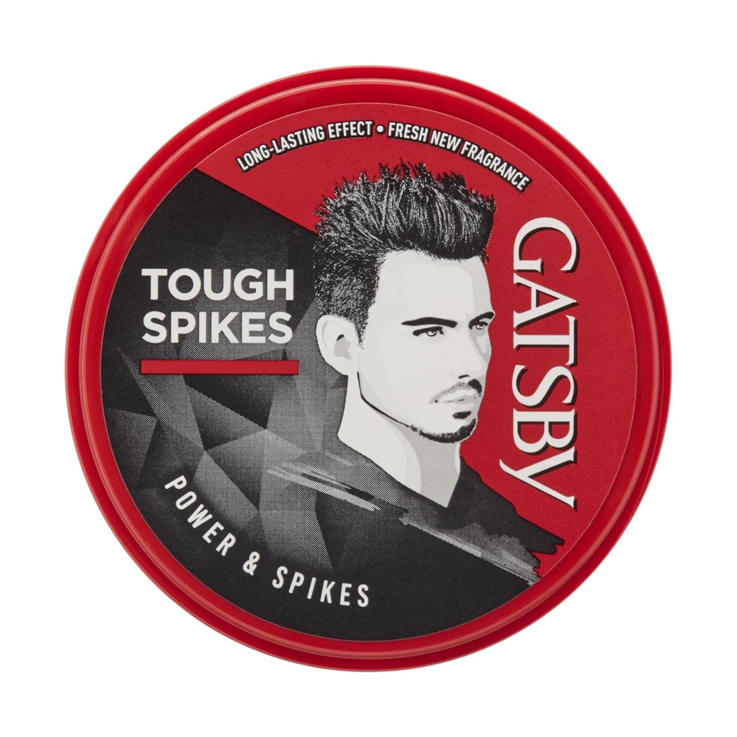 

Gatsby Воск для укладки волос Power & Spikes – 75 г Для жестких шипов, Нелипкий, Позволяет менять укладку, Легко смывается, Для всех типов волос