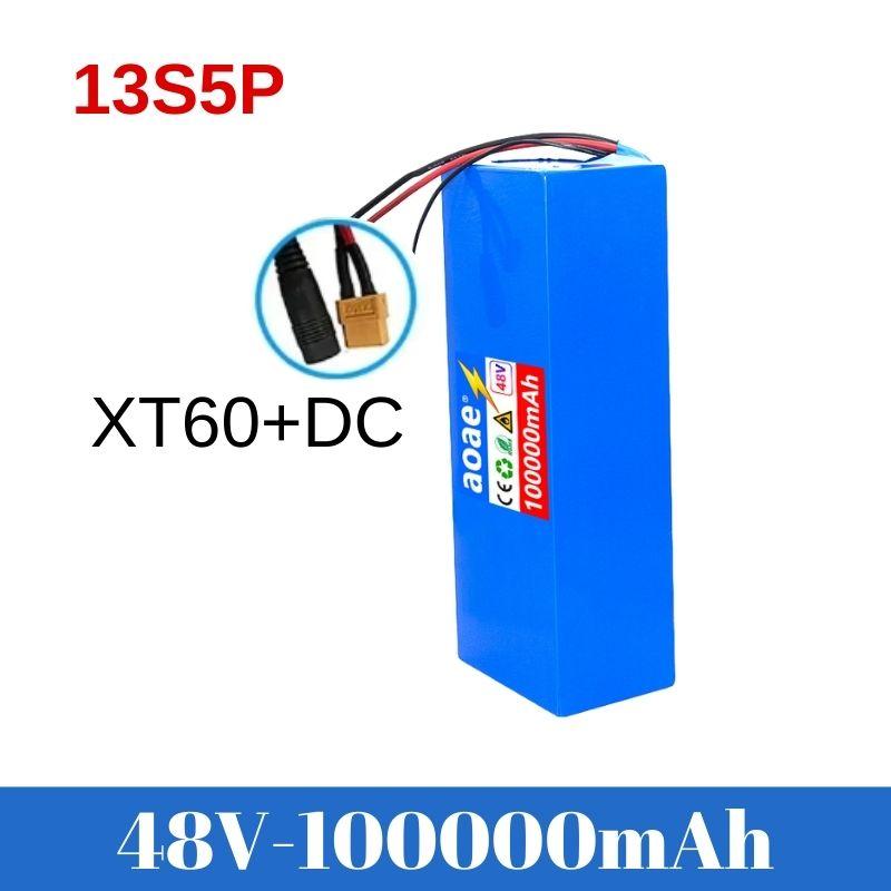 48V 13s5p 100ah Lithium Battery Pack 48v 100000mAh 250W-2000W Citycoco Motorized Scooter Batteries Built in 50A BMS