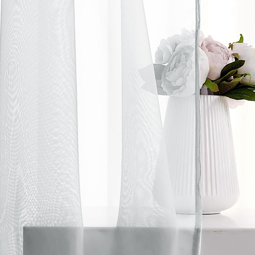 1pc Modern Terylene Waterproof Outdoor Curtain, Window Screen, Sheer Curtains for Terrace Balcony Showcase, Summer Curtains