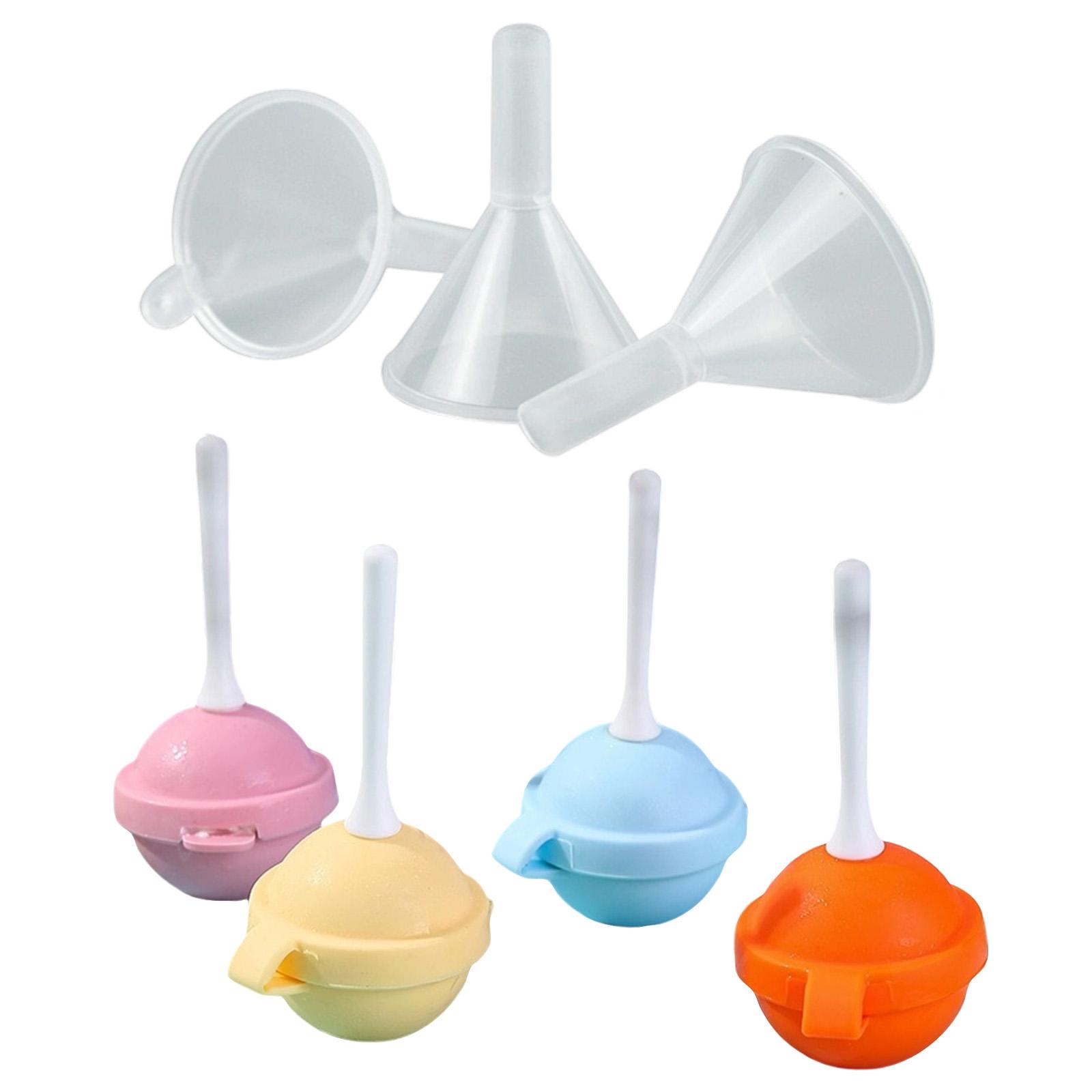

Silicone Lollipop Ice Cube Mold Set with Funnel for Homemade Popsicles and Ice Cream Sticks Easy Release Ice Pop Maker for Kids and Adults One Size