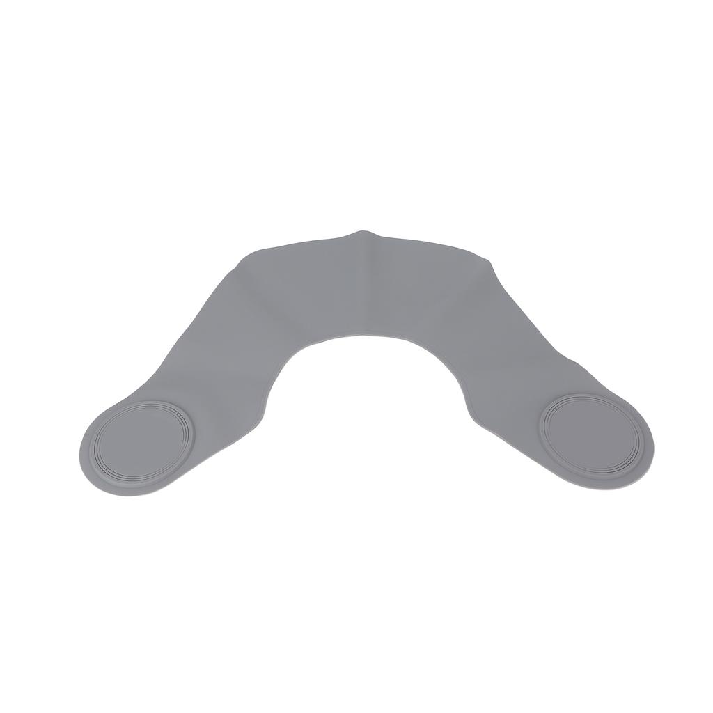 Haircut Neck Collar Soft Silicone Waterproof Hair Coloring Dyeing Neck Shawl Wrap for Barber