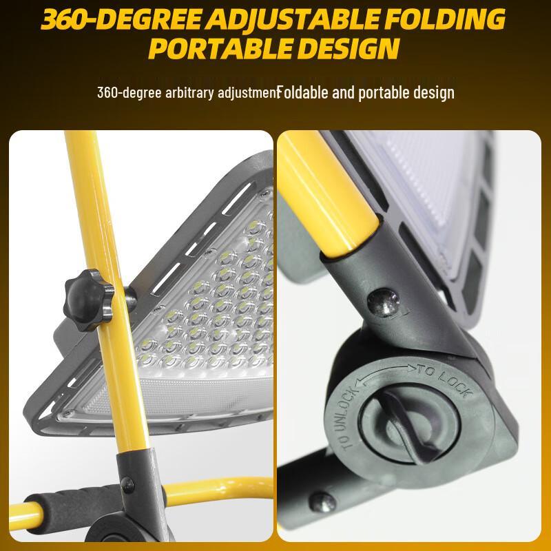 Airuiyi Portable Rechargeable LED Floodlight