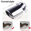 Round Auto Decoration Exhaust Tail Muffler Car Tail Exhaust Pipe Tip Pipe Car Exhaust Systems