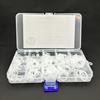 225Pcs Food Grade CS 1.9mm/2.4mm OD 6mm~20mm VMQ Silicone Oring Kit Seal Ring High Temperature Resistant Waterproof Ring Gasket