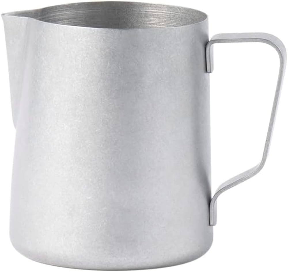 Aoyoshi VINTAGE INOX Milk Jug, 600ml, Stainless Steel, Distressed Finish, Made In Japan, Dishwasher Safe, Vintage Design, 510434