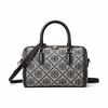 T Monogram Jacquard Fabric Tote Bag Unisex Handbags Navy-Blue 181284-405