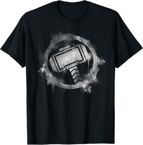 Avengers Endgame Thor Spray Paint Logo Tshirt Size S 4xl S