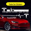 Tesla Model 3/Y/X/S Bumper & Window Seven-Color Decorative Stickers