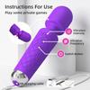 Powerful Wand Massager Adult Sex Toy Wholesale Strong Vibration Full Body USB Rechargeable Electric Massager for Women Couples