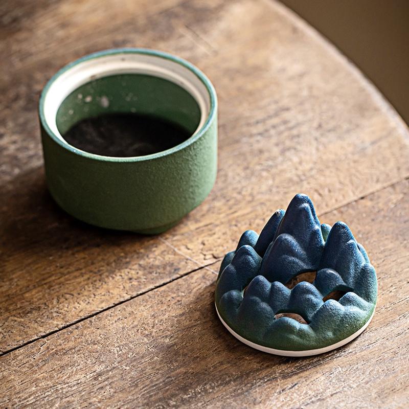 Ceramic Incense Burner Indoor Aromatherapy Burner Coil Incense Burner Creative Ornament