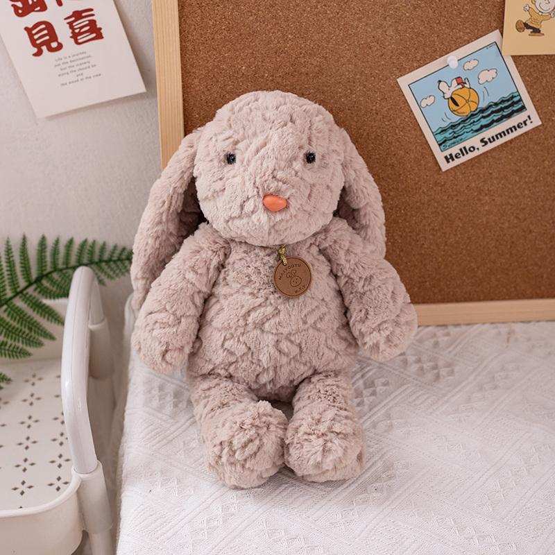 High Quality Soft Long legs Bunny Grey Bear Dog Elephant Unicorn Stuffed Cartoon Animals Baby Appease toy doll toy for Children