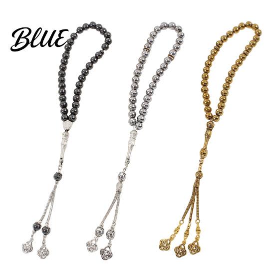 Religious Islamic Prayer Beads 33 Tesbih Zikr Daily with Tassels